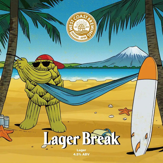 West Coast Lager Break Can 500ml　ウェスト コースト ラガー ブレイク