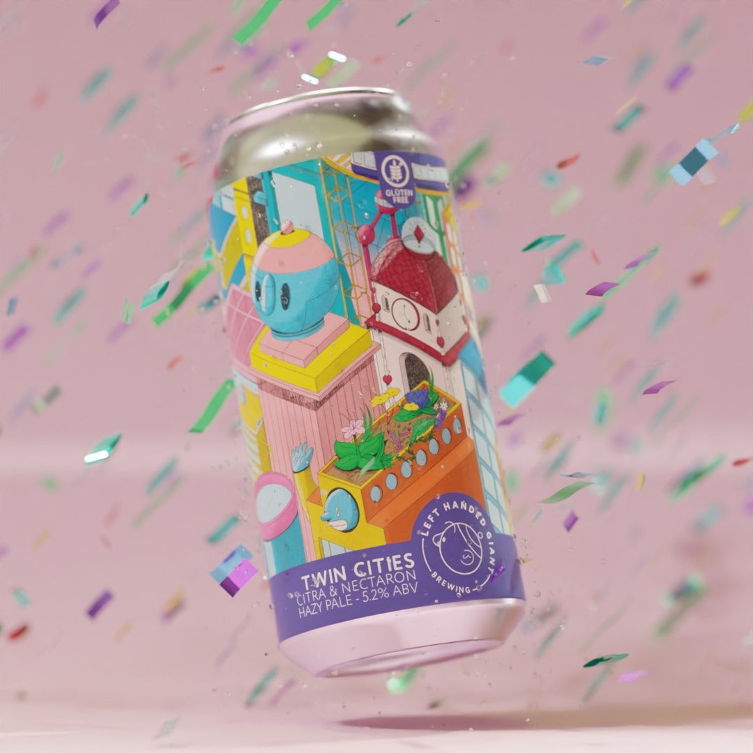 Left Handed Giant Twin Cities - Citra & Nectaron Can 440ml　レフト ハンデッド ジャイアント ツインシティズ シトラ アンド ネクタリン