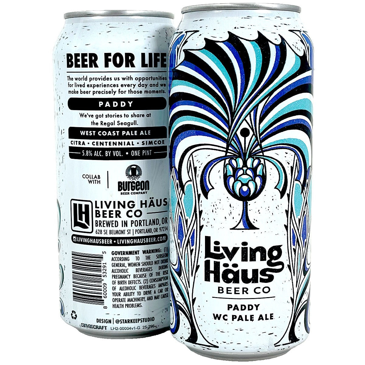 Living Haus Paddy Can 473ml　リビング ハウス パディ
