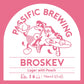Passific Broskev Can 350ml　パシフィック ブロスケフ　※お一人様２本まで、その他の商品と合わせて合計で４本以上のご購入をお願い致します