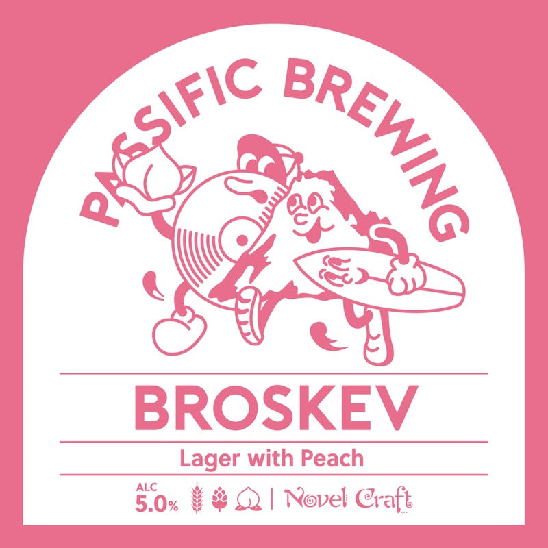 Passific Broskev Can 350ml　パシフィック ブロスケフ　※お一人様２本まで、その他の商品と合わせて合計で４本以上のご購入をお願い致します