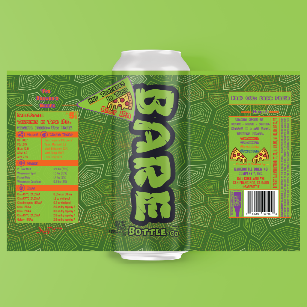 Bare Bottle Terpenes In Time Can 473ml　ベア ボトル テルペンズ イン タイム
