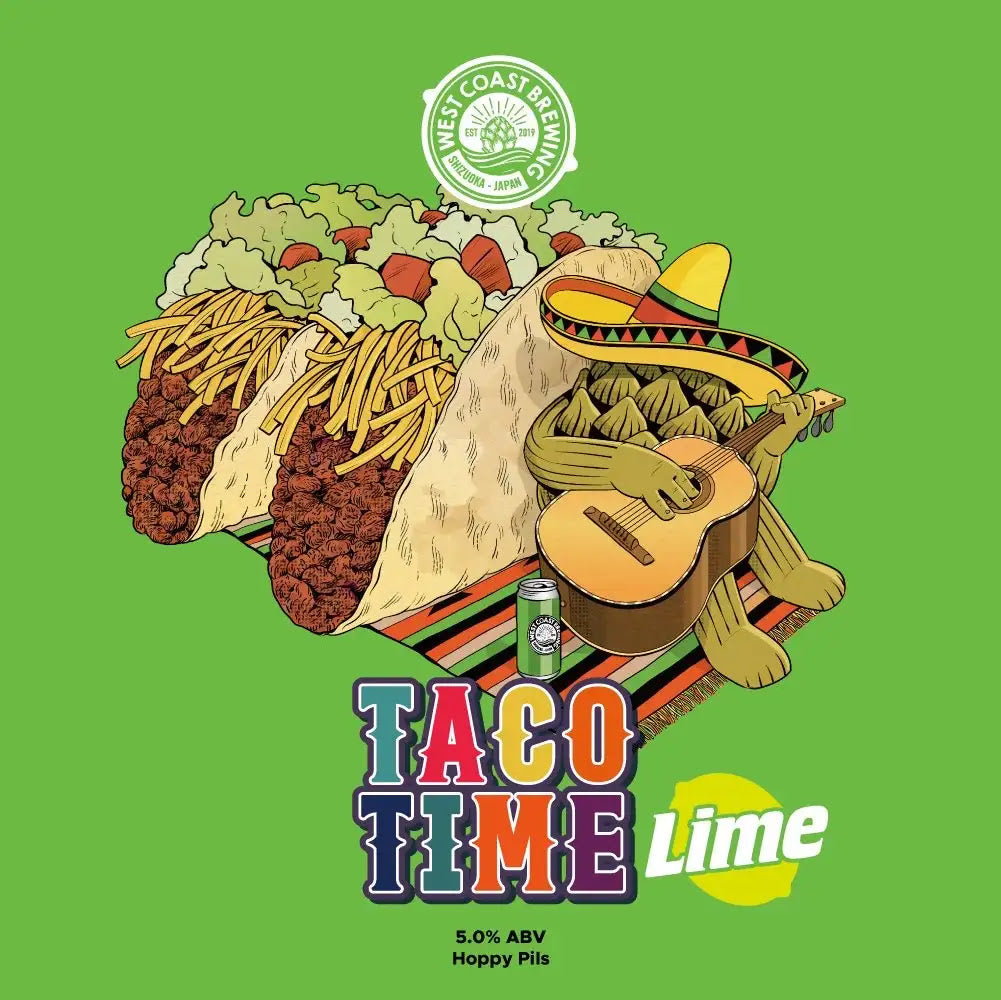 West Coast Taco Time Lime Can 500ml　ウェスト コースト タコ タイム ライム