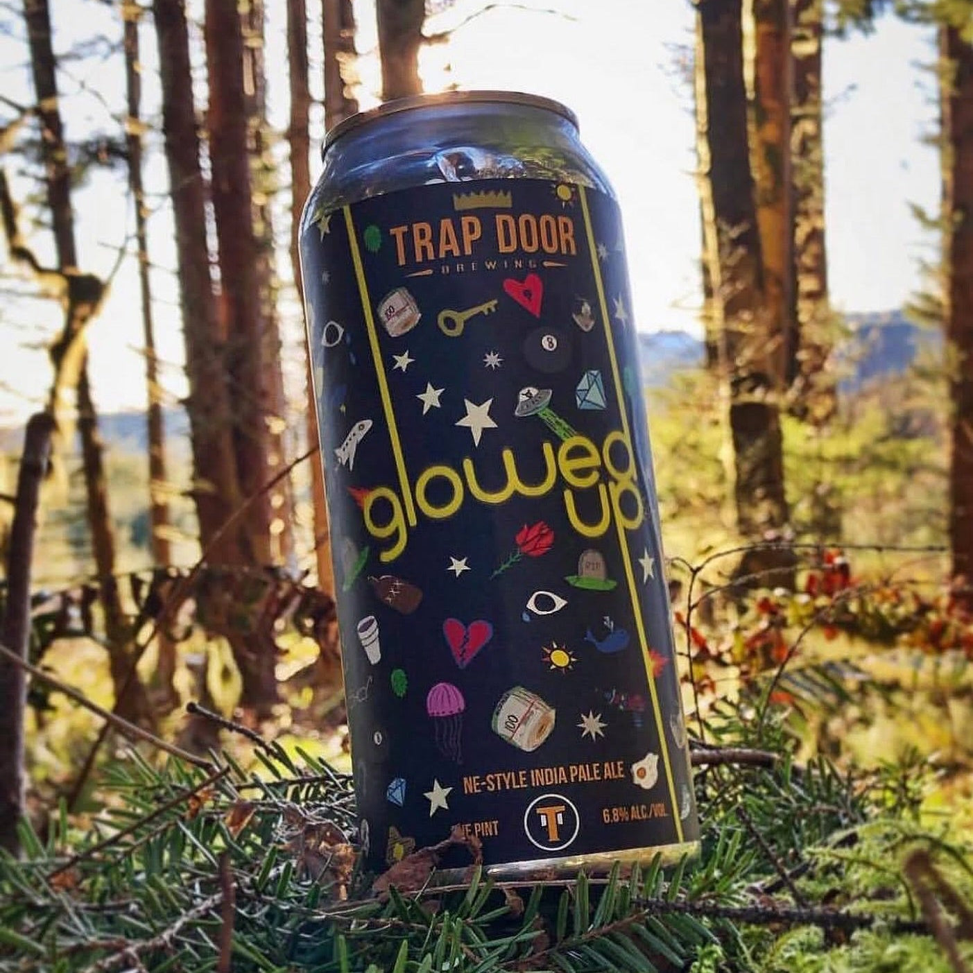 Trap Door Glowed Up Can 473ml　トラップドア グロードアップ
