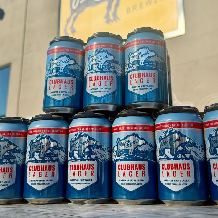 Von Ebert Clubhaus Lager Can 355ml　ヴォンエヴァート クラブハウス ラガー