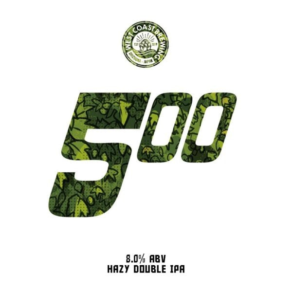 West Coast 500 Can 500ml　ウェスト コースト ファイブハンドレッド