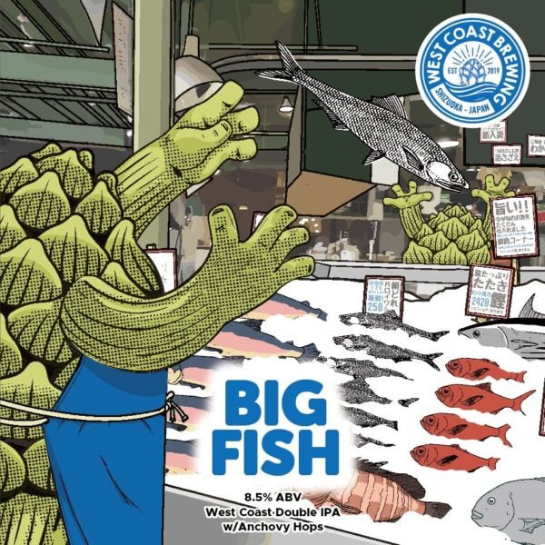 West Coast Big Fish Can 500ml　ウェスト コースト ビックフィッシュ