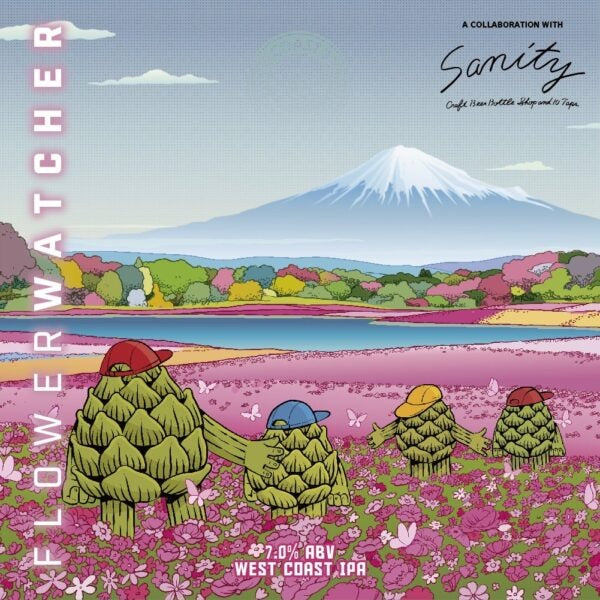 West Coast Flowerwatcher Can 500ml　ウェスト コースト フラワーウォッチャー