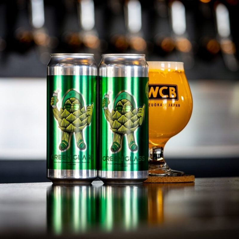 West Coast Green Glass Can 500ml　ウェスト コースト グリーン グラス