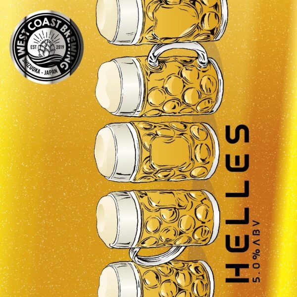West Coast Helles Can 500ml　ウェスト コースト へレス