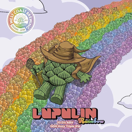 West Coast Luplin Rainbow Can 500ml　ウェスト コースト ルプリン レインボウ