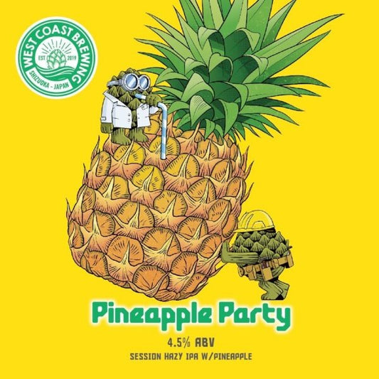 West Coast Pineapple Party Can 500ml　ウェスト コースト パイナップル パーティ
