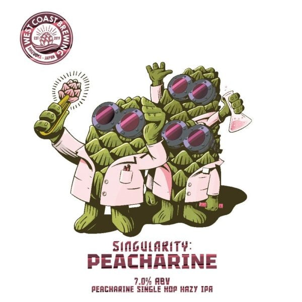 West Coast Singularity: Peacharine Can 500ml　ウェスト コースト シンギュラリティ ピーチエリン