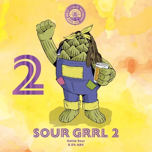 West Coast Sour Grrl Can 500ml　ウェスト コースト サワー ガール
