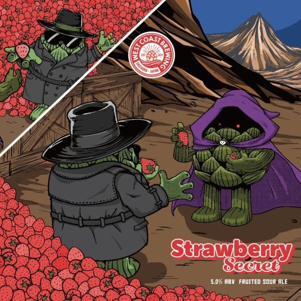 West Coast Strawberry Secret Can 500ml　ウェスト コースト ストロベリー シークレット