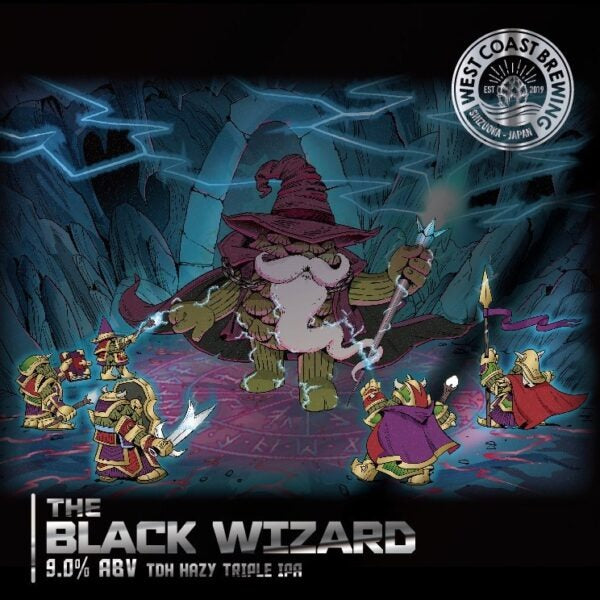 West Coast The Black Wizard Can 500ml　ウェスト コースト ブラック ウィザード