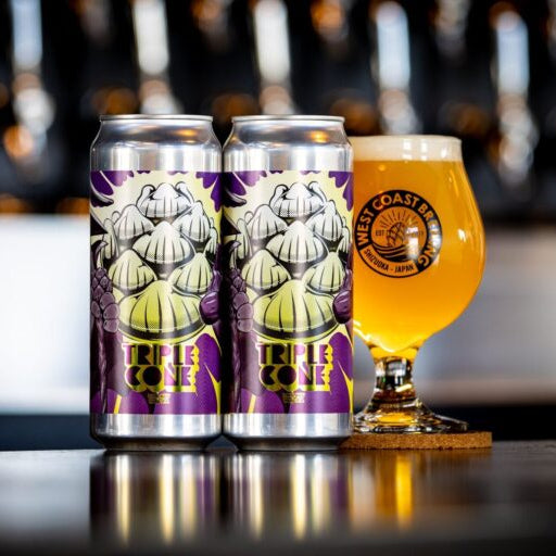 West Coast Triple Cone Can 500ml　ウェスト コースト トリプル コーン