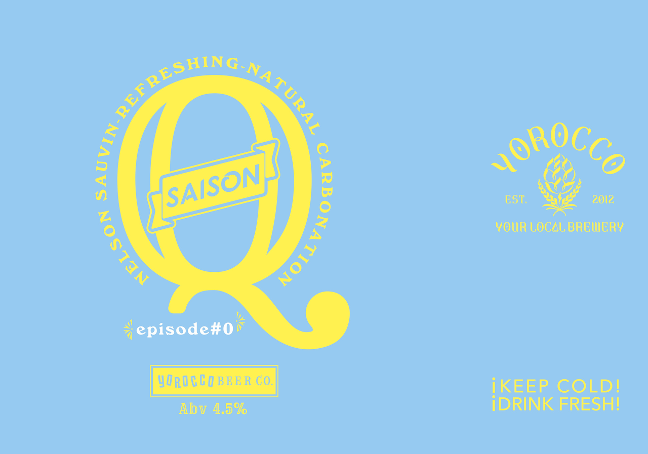 Yorocco Q Saison Can 350ml　ヨロッコ キュー セゾン