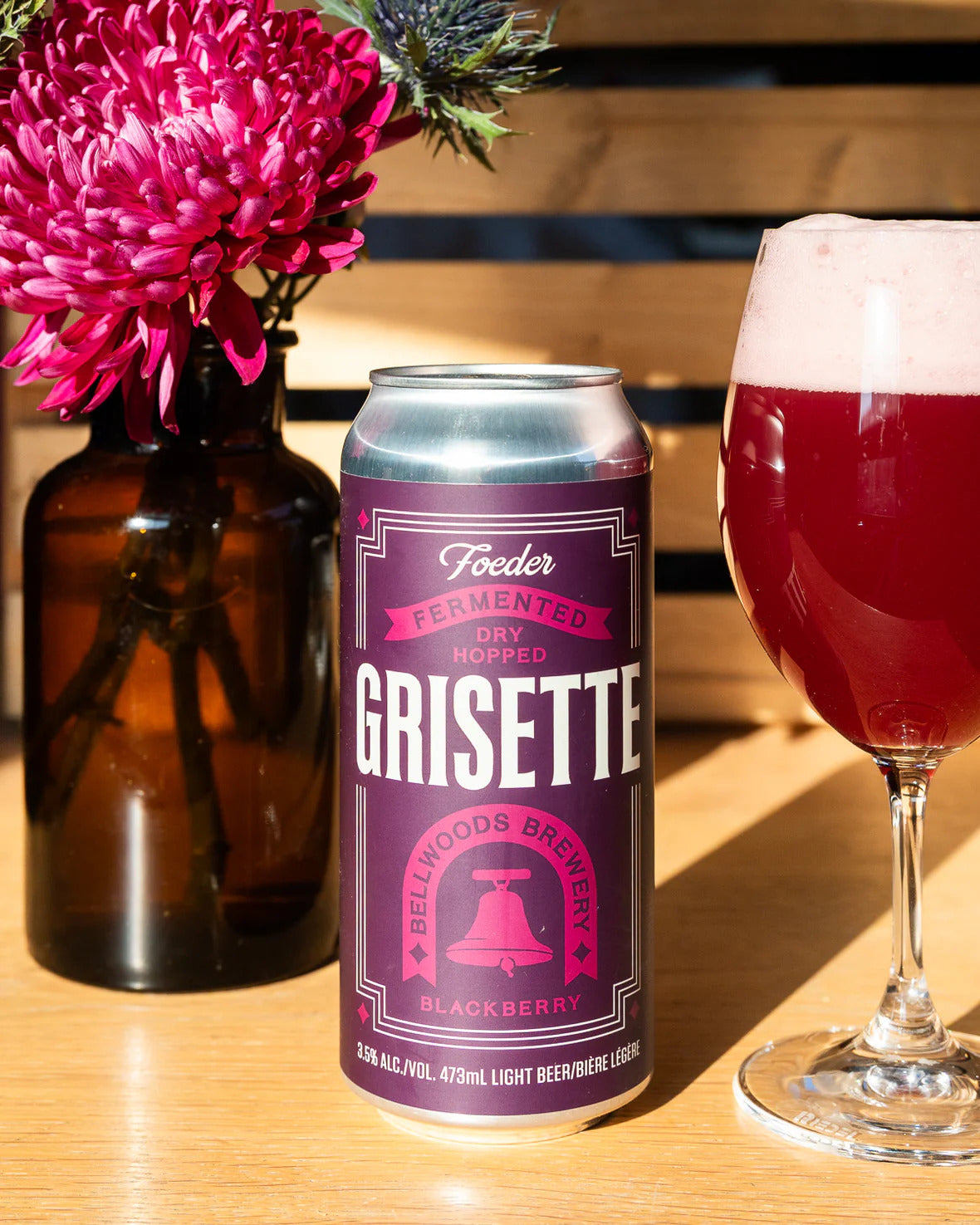Bellwoods Grisette Blackberry Can 473ml　ベルウッズ グリゼット ブラックベリー