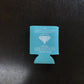 HM Koozie Classic logo Robin's egg blue/White