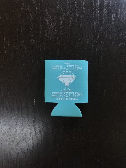 HM Koozie Classic logo Robin's egg blue/White