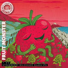 ウェスト コースト フルーツ モンスター ストロベリー DIPA  West Coast Fruit Monster Strawberry DIPA Can 500ml