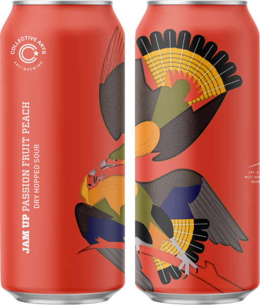 Collective Arts Jam Up The Mash: Passionfruit & Peach Can 473ml　コレクティブ アーツ ジャム アップ ザ マッシュ: パッションフルーツ & ピーチ
