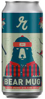 ルーベンス Reuben's Bear mug Robust porter w/ kuma coffee  Can 473ml