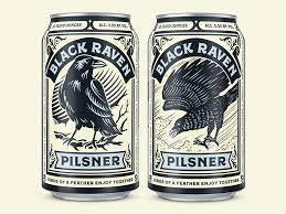 Black Raven Pilsner Can 355ml