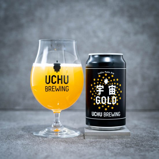 うちゅう 宇宙GOLD Can 350ml　※お一人様１本まで、その他の商品と合わせて合計で4本以上のご購入をお願い致します。