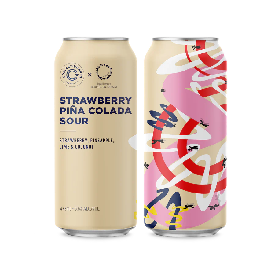 Collective Arts Strawberry Pina Colada Sour Can 473ml