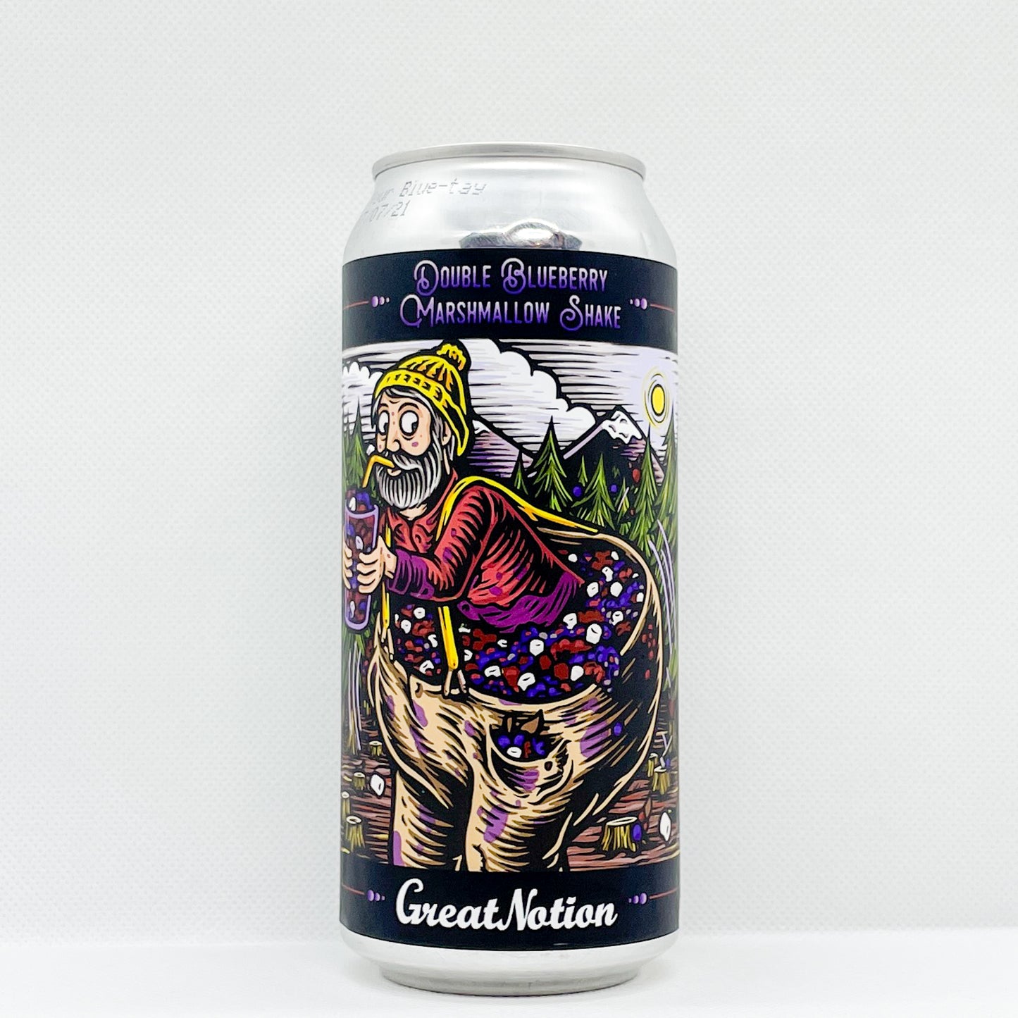 Great Notion Double Blueberry Marshmallow Shake Can 473ml