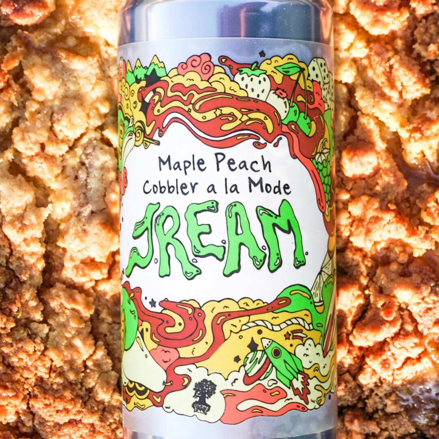 Burley Oak Maple Peach Pear Cobbler a la Mode Can 473ml　バーリー オーク メープル ピーチ ピア― コブラ― ア ラ モード