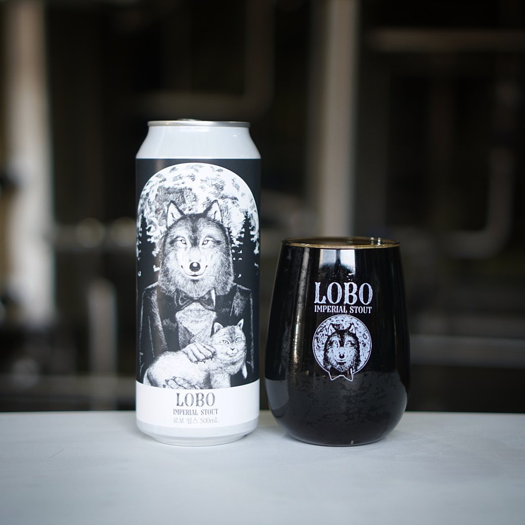 CRAFTBROS Lobo Imperial Stout Can 500ml　クラフトブロス ロボ インペリアルスタウト