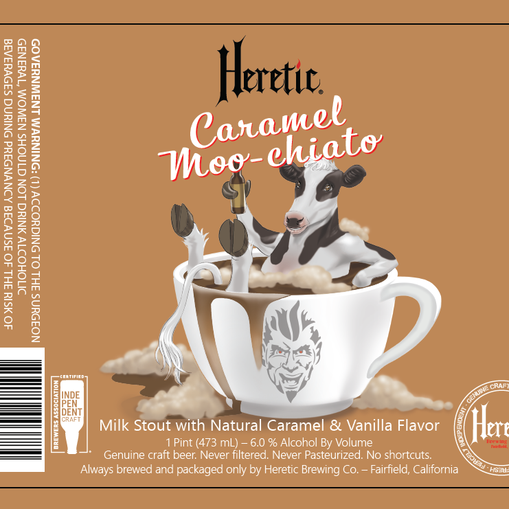 ヘレティック キャラメル ムーキアート  Heretic Caramel Moo'chiato Can 473ml