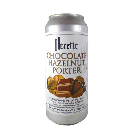 Heretic Chocolate Hazelnut Porter Can 473ml　ヘレティック チョコレート ヘーゼルナッツ ポーター