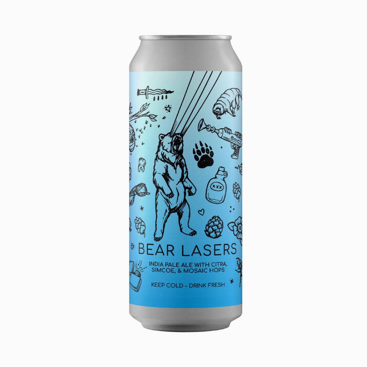 Hidden Springs Bear Lasers Can 473ml