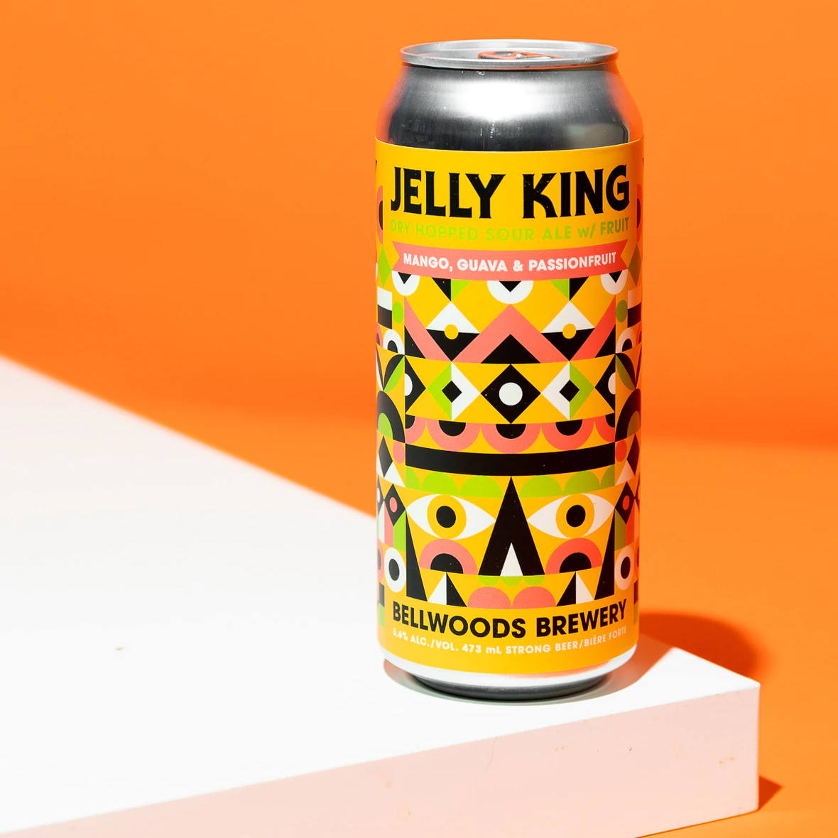 Bellwoods Jelly King Mango, Guava & Passionfruit Can 473ml　ベルウッズ ジェリーキングマンゴーグァバアンドパッションフルーツ