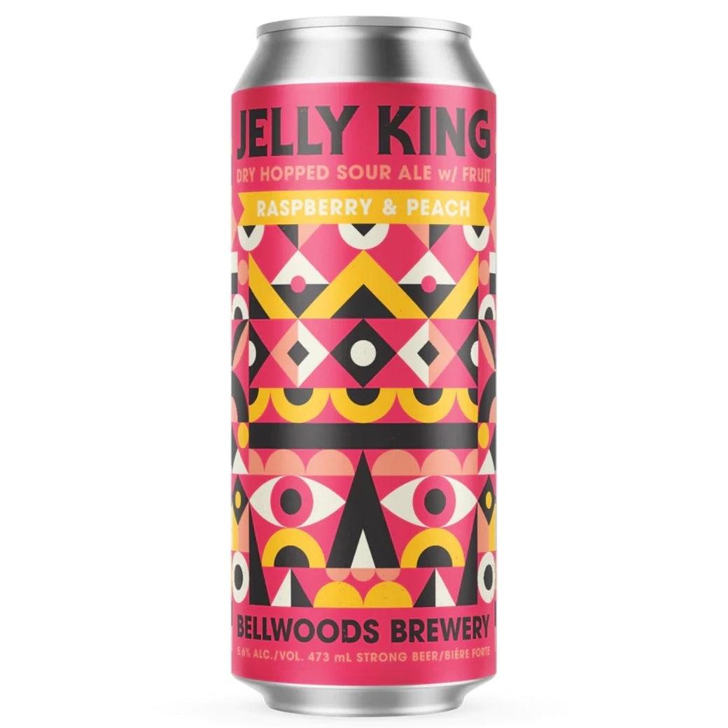 Bellwoods Jelly King Raspberry & Peach Can 473ml　ベルウッズ ジェリーキングラズベリーアンドピーチ