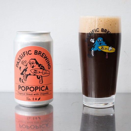 Passific Popopica Can 350ml　パシフィック ポポピカ　※その他の商品と合わせて合計で4本以上のご購入をお願い致します