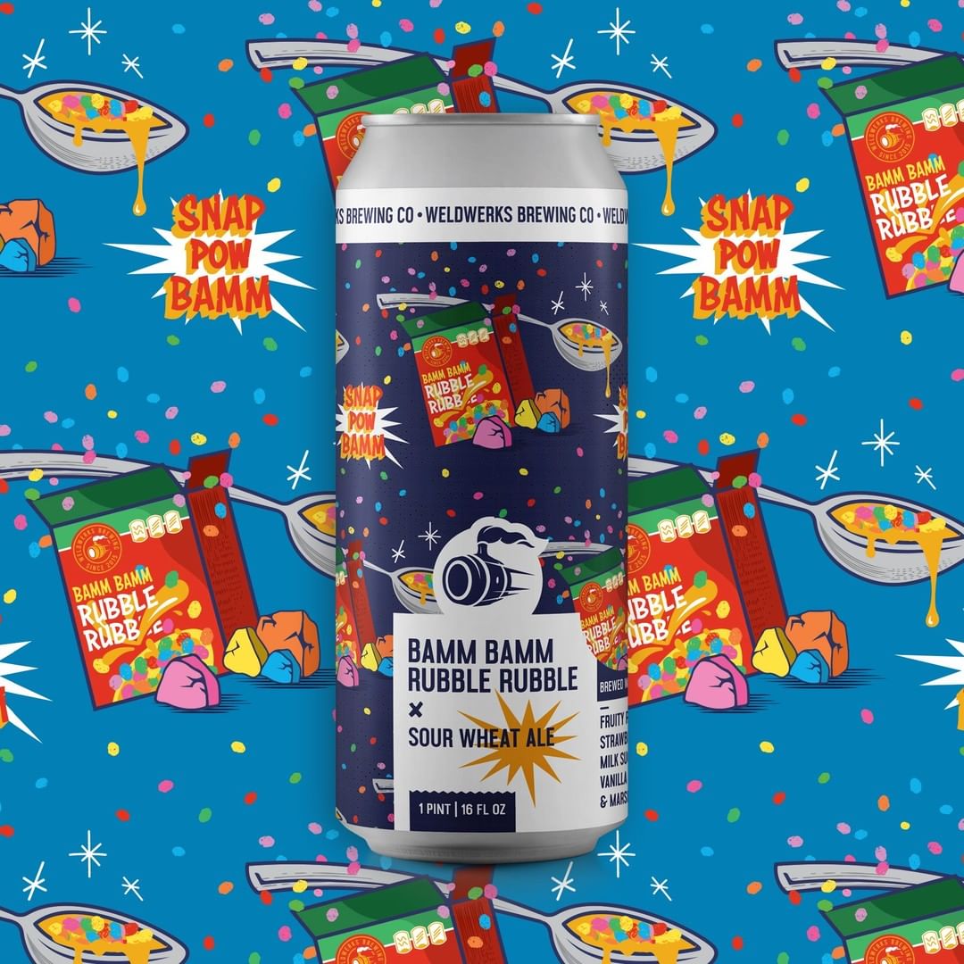 WeldWerks Bamm Bamm Rubble Rubble fruited Berliner Weiss Can 473ml