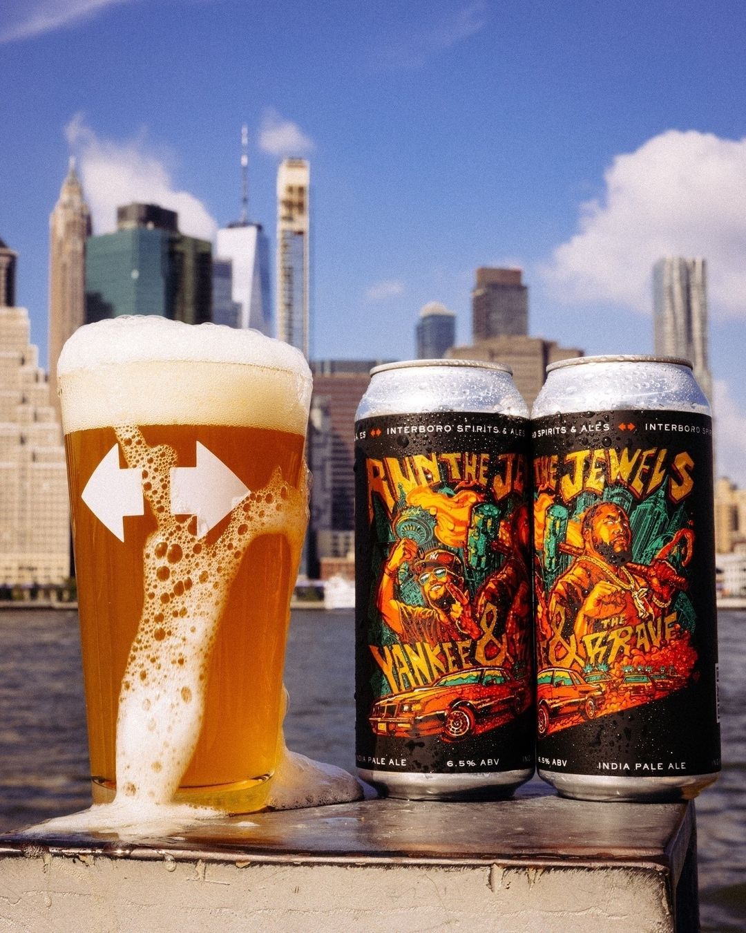 Interboro Yankee & The Brave Collabo with Run The Jewels Can 473ml　インターボロ ヤンキーアンドザブレイブ