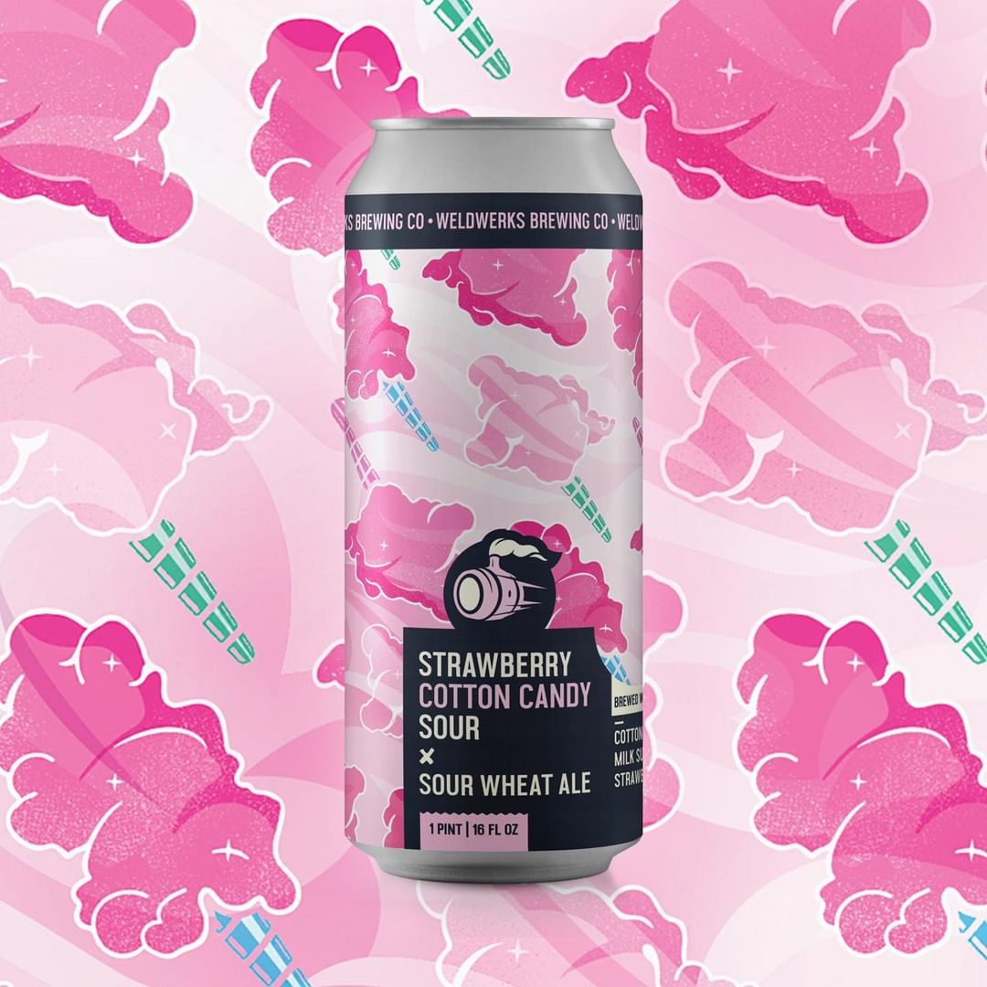 WeldWerks Strawberry Cotton Candy Can 473ml